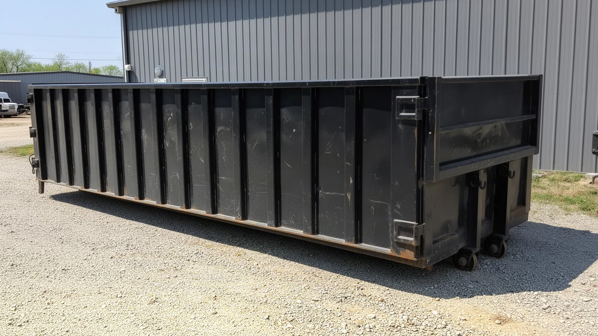 Roll-off dumpster from Cranwood Park Dumpster Rental in Wichita, KS